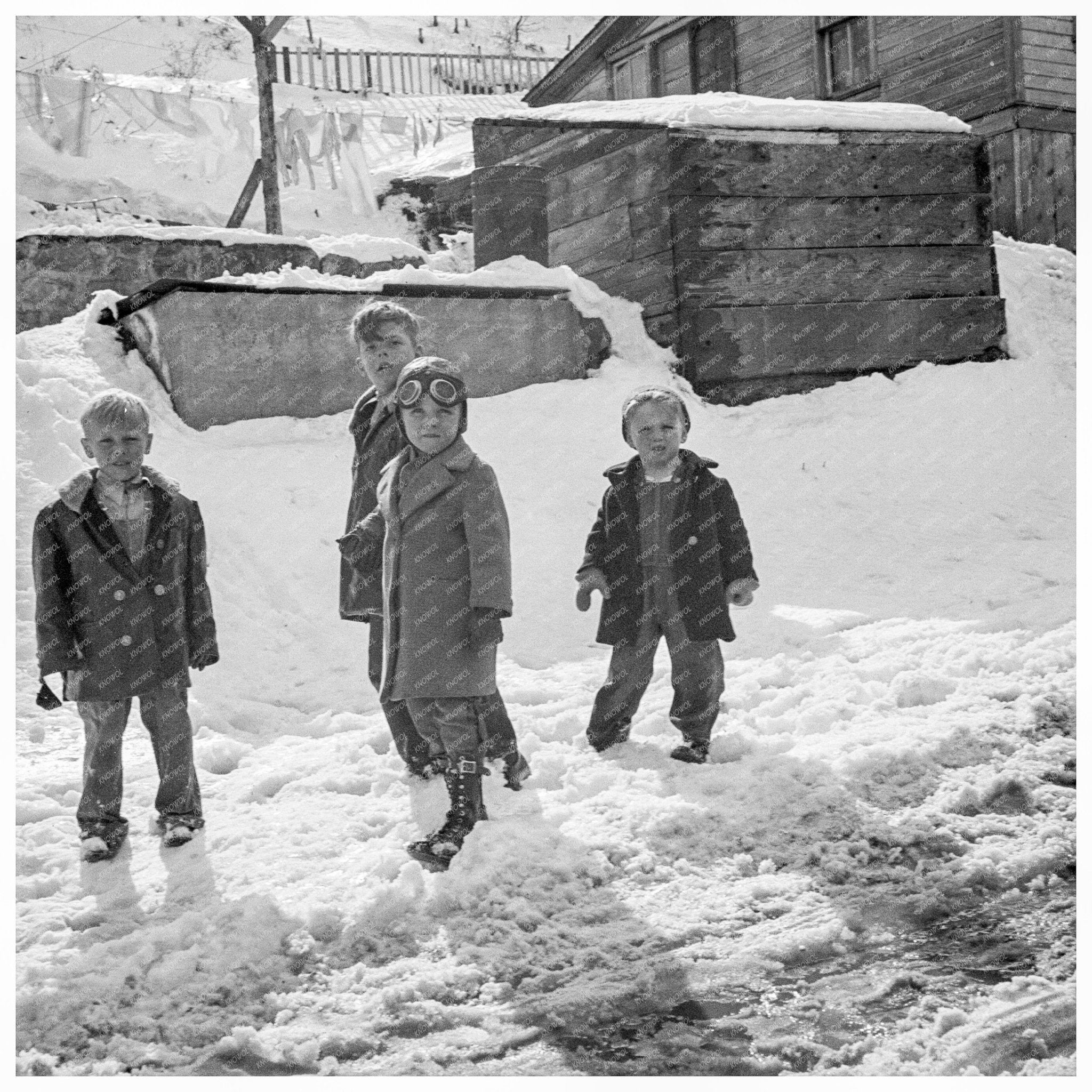 Young Boys at Blue Blaze Coal Mine Consumers Utah 1936 - Available at KNOWOL