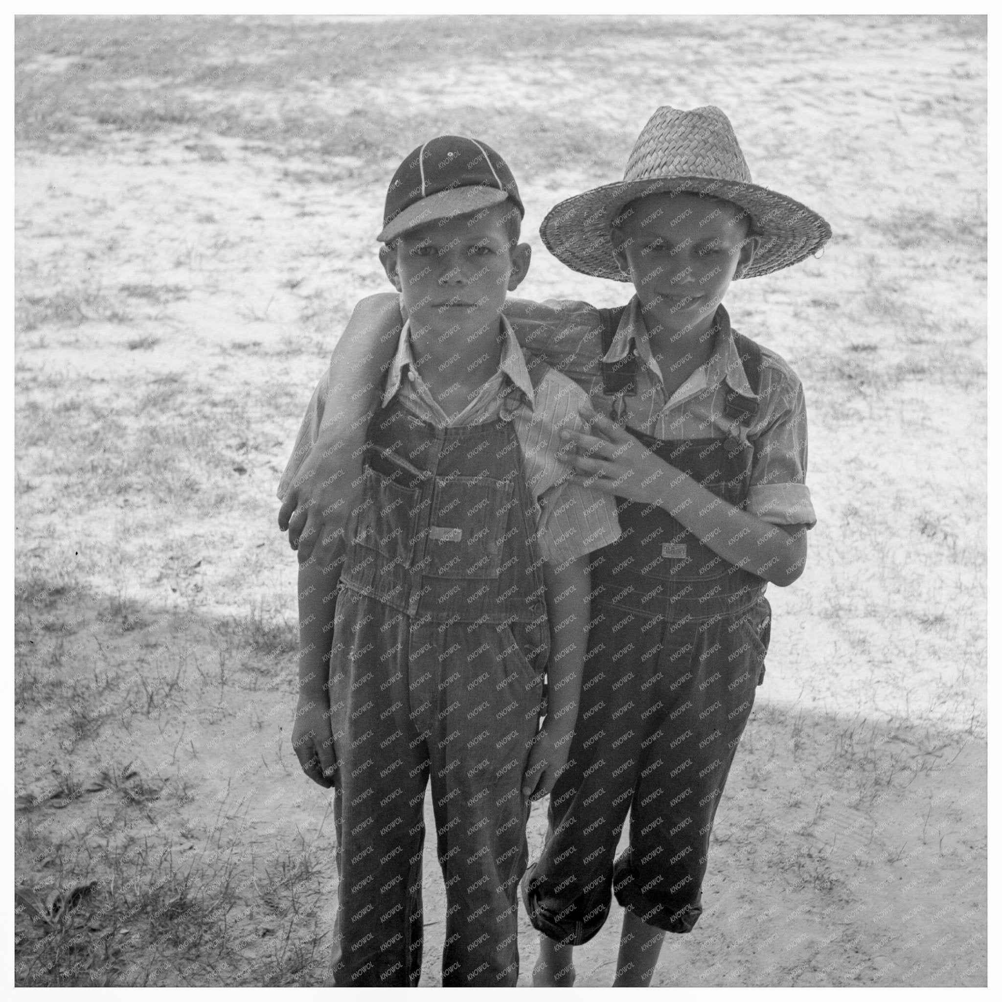 Young Farm Boys in Person County North Carolina 1939 - Available at KNOWOL