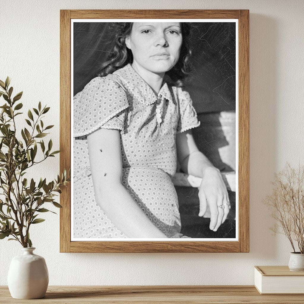 Young Girl in Migratory Family Labor Camp 1939 - Available at KNOWOL