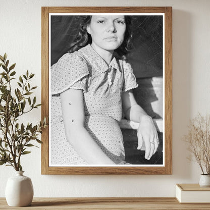 Young Girl in Migratory Family Labor Camp 1939 - Available at KNOWOL