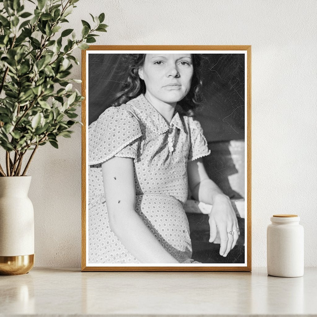 Young Girl in Migratory Family Labor Camp 1939 - Available at KNOWOL