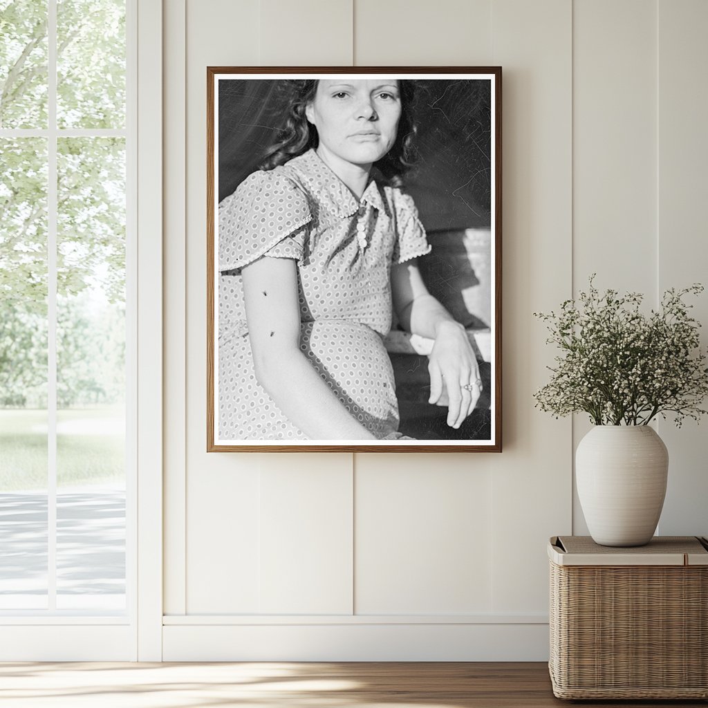 Young Girl in Migratory Family Labor Camp 1939 - Available at KNOWOL