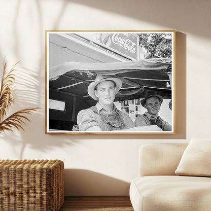 Young Man in Ford at Tucks Filling Station 1939 - Available at KNOWOL