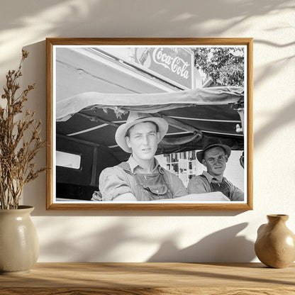 Young Man in Ford at Tucks Filling Station 1939 - Available at KNOWOL