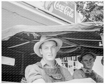 Young Man in Ford at Tucks Filling Station 1939 - Available at KNOWOL