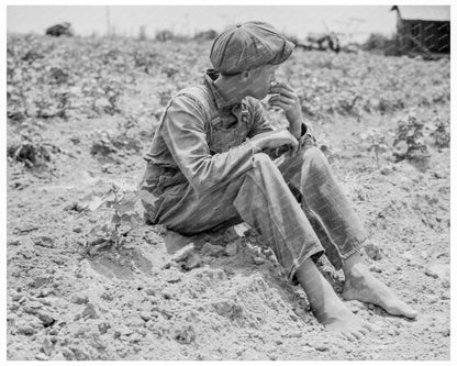 Young Sharecropper Boy Chesnee South Carolina 1937 - Available at KNOWOL