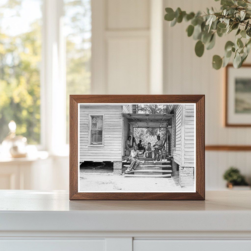 Zollie Lyons Sharecropper Family Dinner North Carolina 1939 - Available at KNOWOL