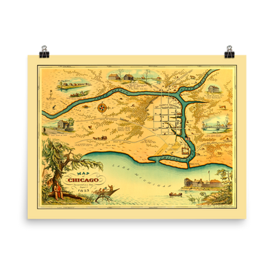 Chicago, Illinois, 1833