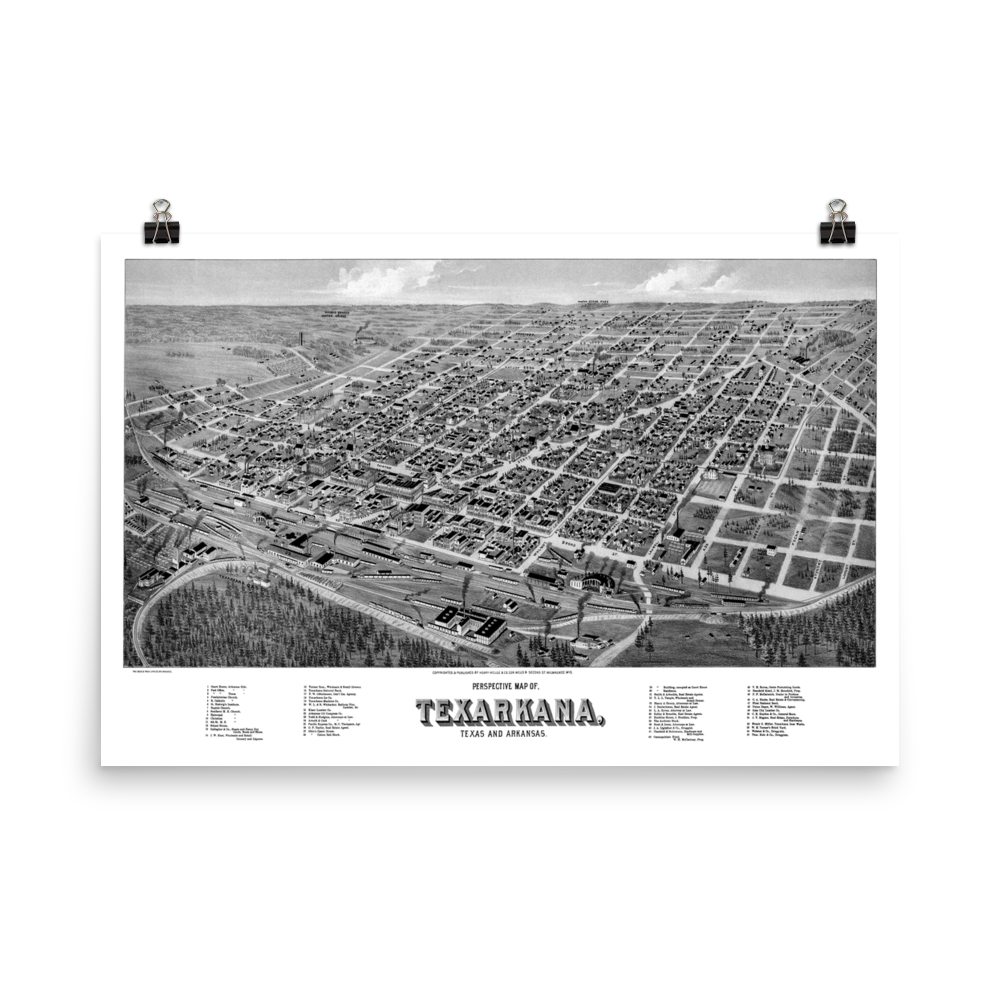 Texarkana, TX and AR 1888