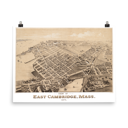 East Cambridge MA 1879 18x24