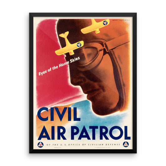 Civil Air Patrol: Eyes of the Home Skies Framed