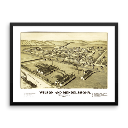 WILSON AND MENDELSSOHN, PA 1902 Framed